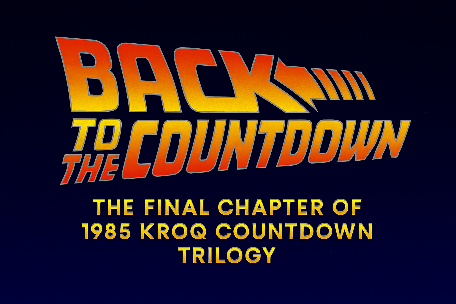 🎬 Back to the Countdown: The Finale of the 1985 KROQ Top 106.7 Trilogy