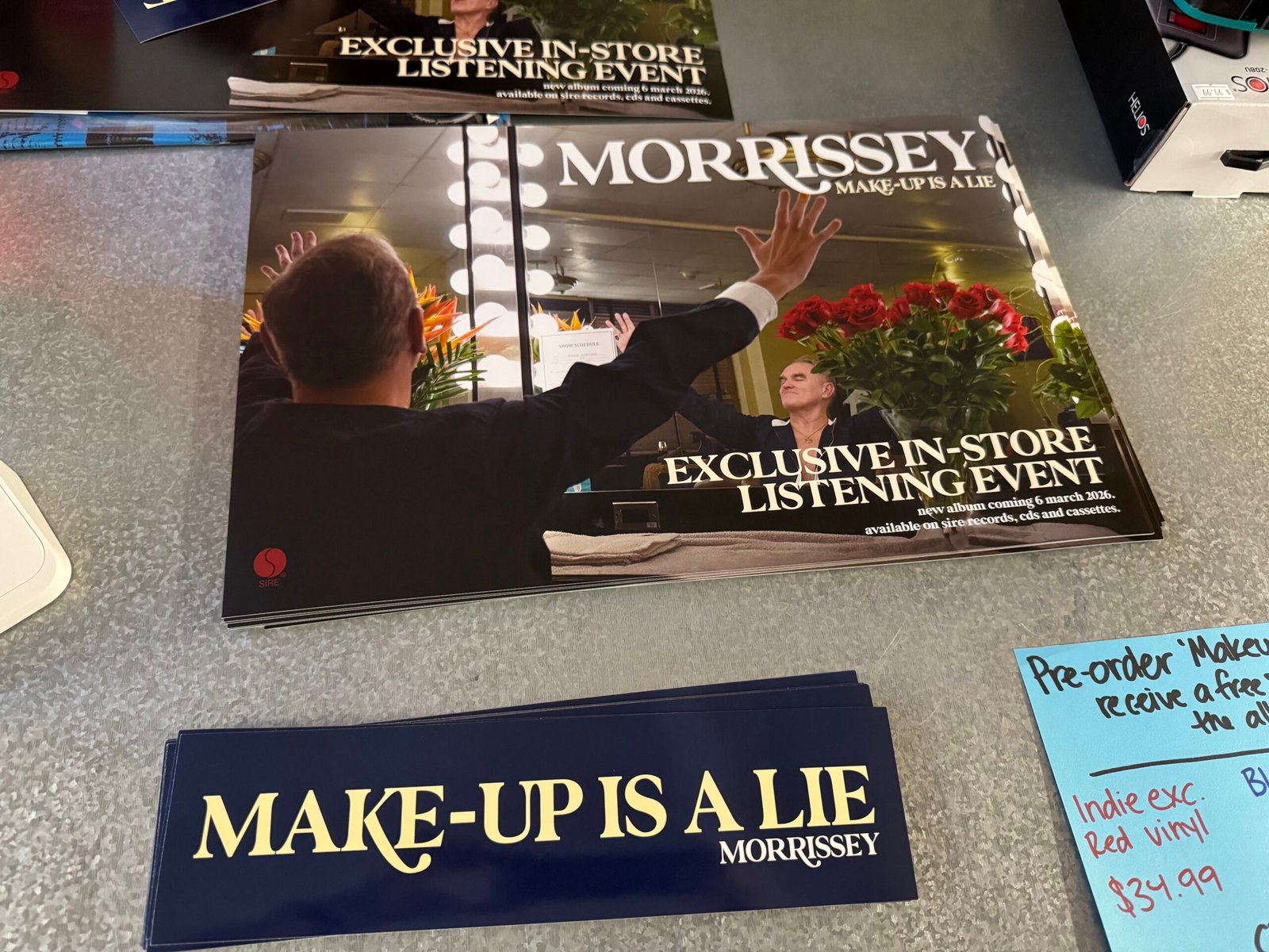 Morrissey Make-Up Is A Lie Album Preview at County Line Records